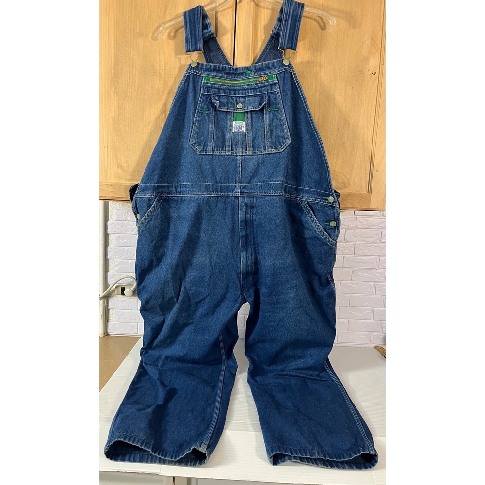 Liberty Denim Overalls Mens 50x30 Blue Bib Workwear Carpenter Pants